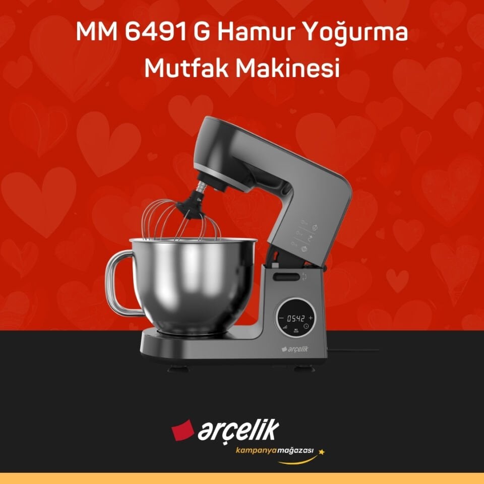 ARÇELİK MM 6491 G Hamur Yoğurma Mutfak Makinesi