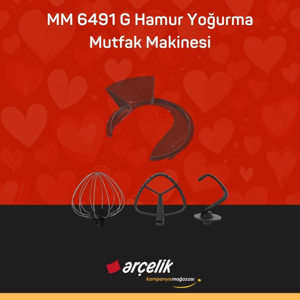 ARÇELİK MM 6491 G Hamur Yoğurma Mutfak Makinesi