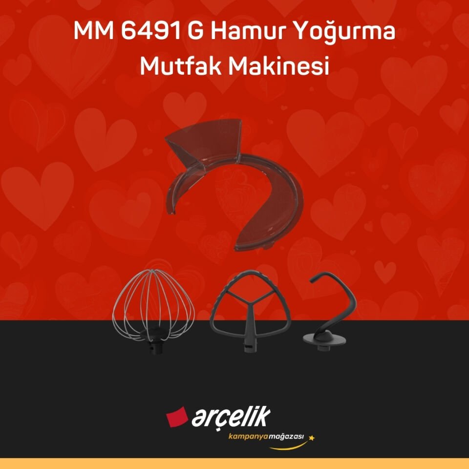 ARÇELİK MM 6491 G Hamur Yoğurma Mutfak Makinesi