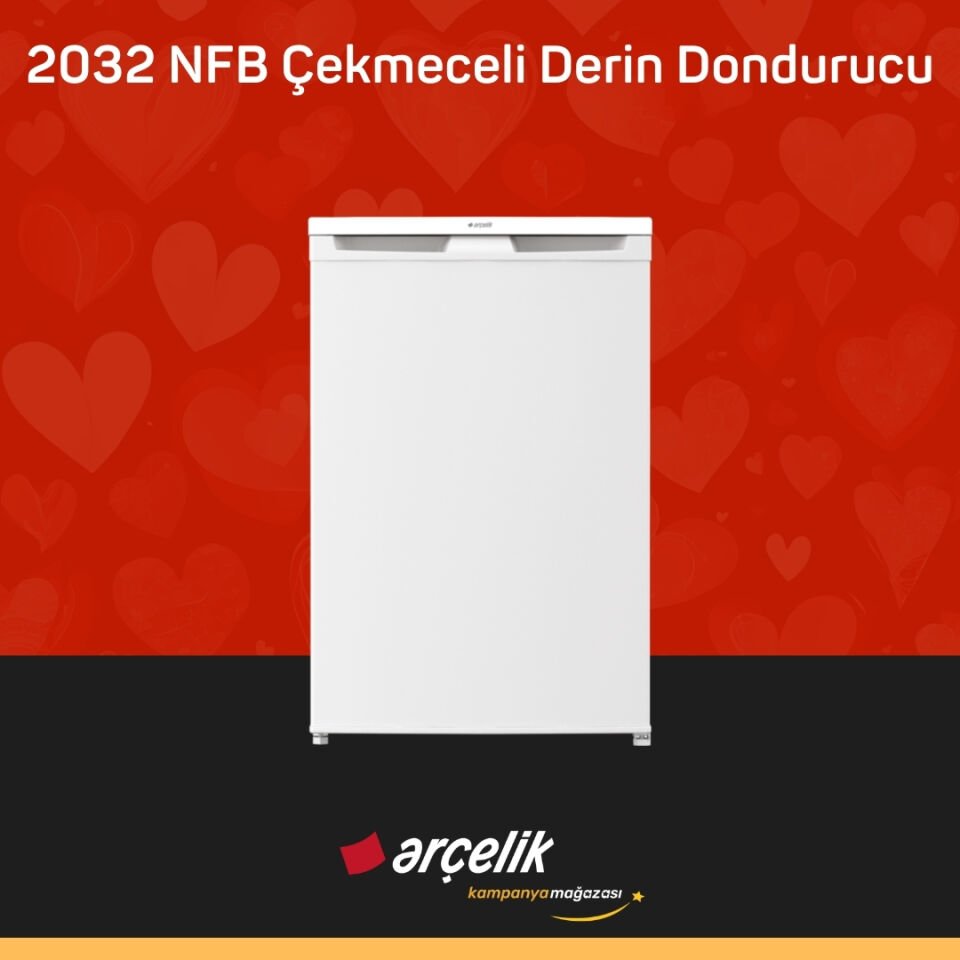 ARÇELİK 2032 NFB Çekmeceli Derin Dondurucu