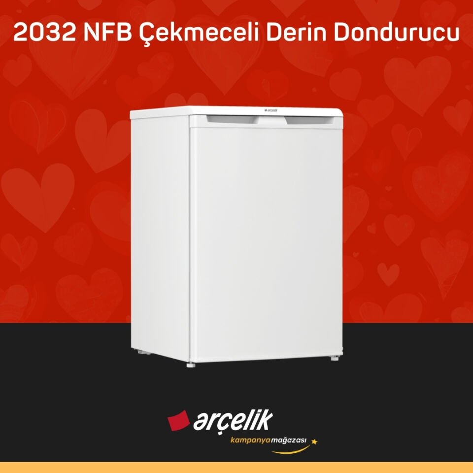 ARÇELİK 2032 NFB Çekmeceli Derin Dondurucu