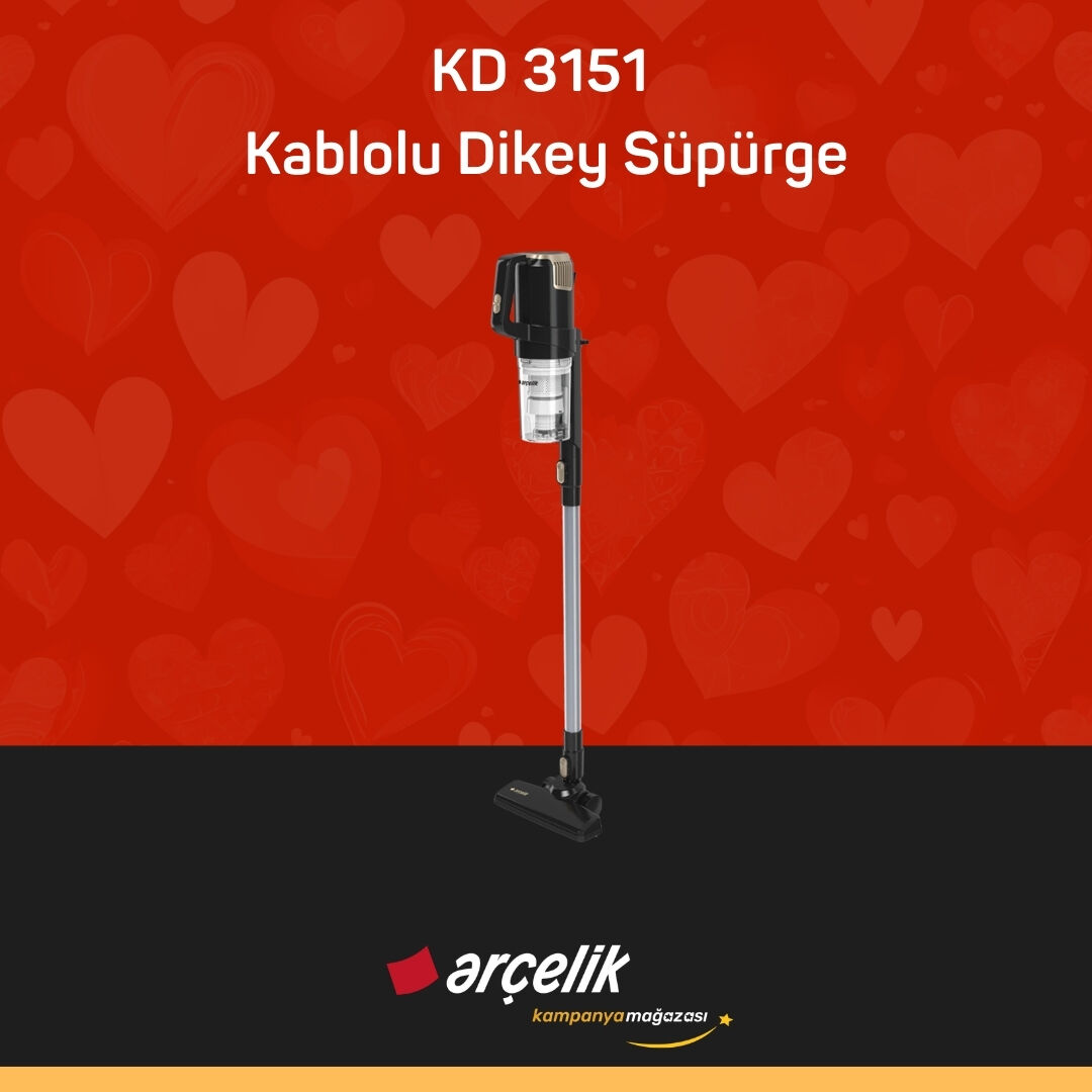 ARÇELİK KD 3151 Kablolu Dikey Süpürge