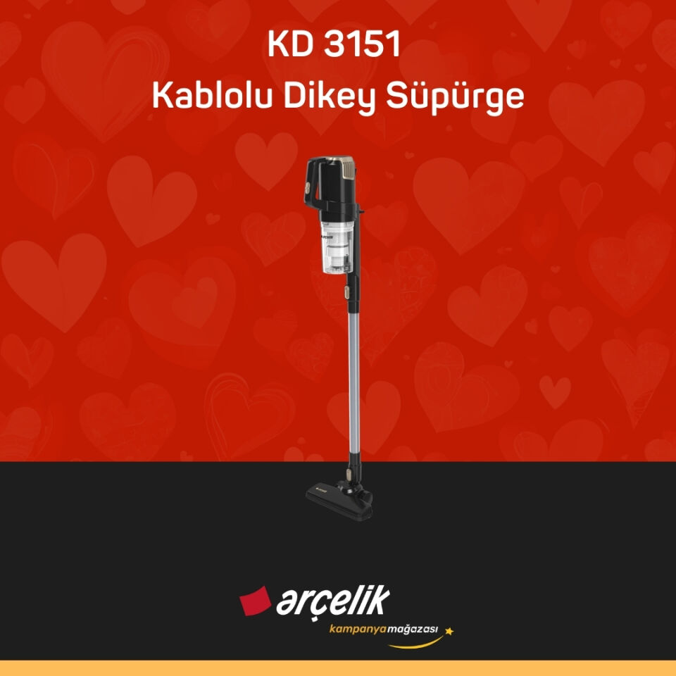 ARÇELİK KD 3151 Kablolu Dikey Süpürge