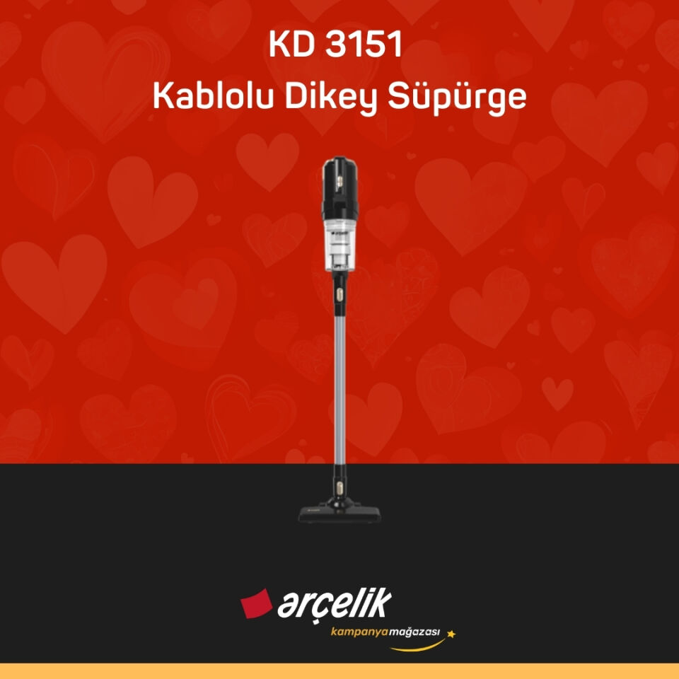 ARÇELİK KD 3151 Kablolu Dikey Süpürge