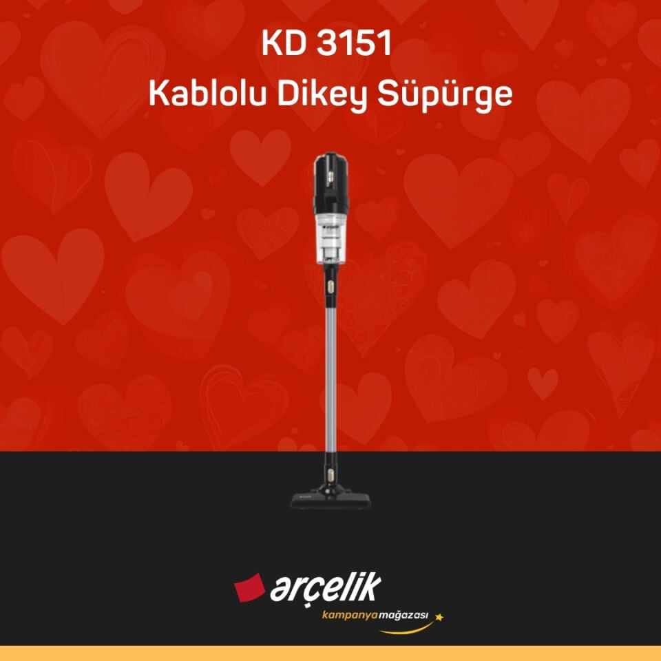 ARÇELİK KD 3151 Kablolu Dikey Süpürge