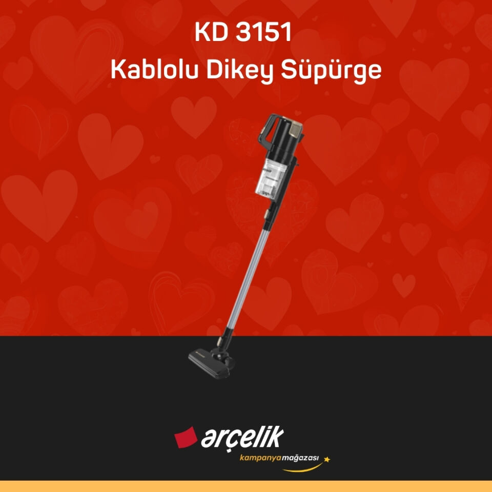 ARÇELİK KD 3151 Kablolu Dikey Süpürge