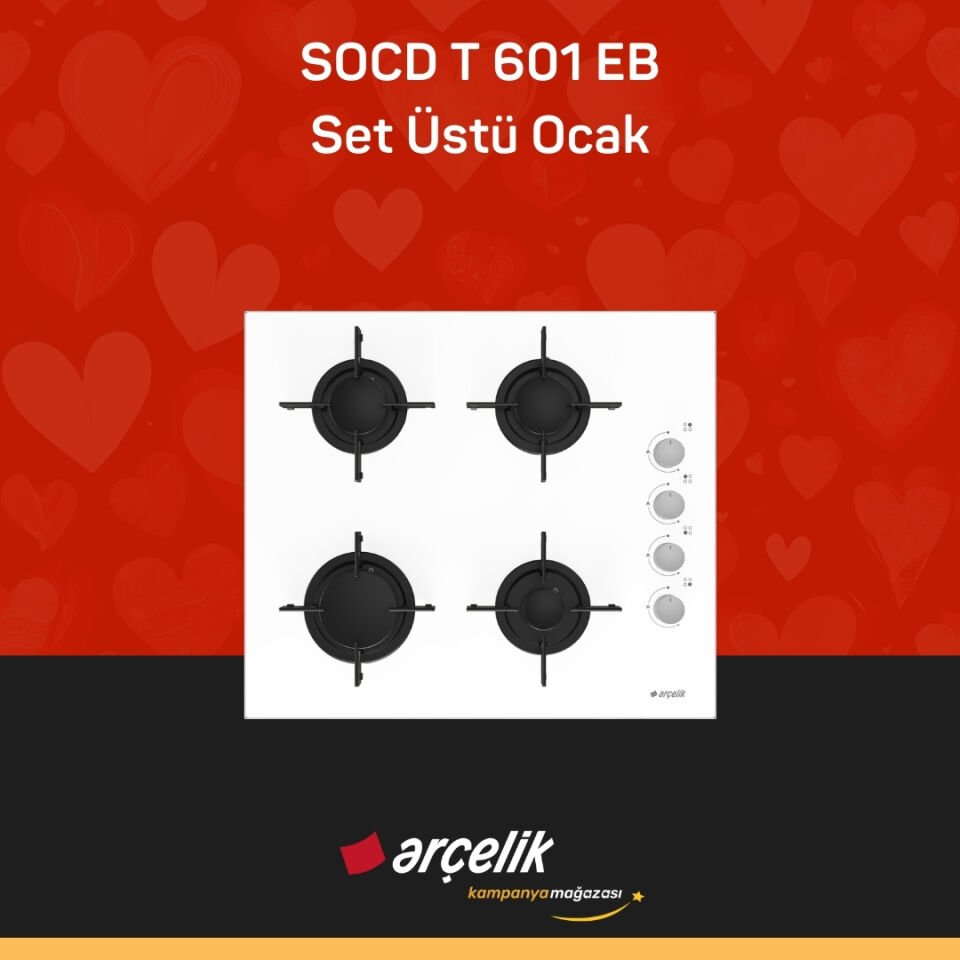 ARÇELİK SOCD T 601 EB Set Üstü Ocak