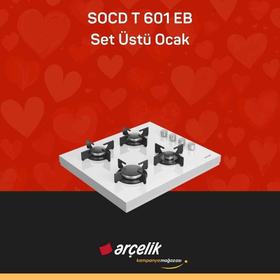 ARÇELİK SOCD T 601 EB Set Üstü Ocak