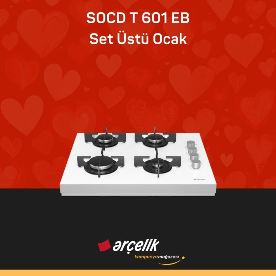 ARÇELİK SOCD T 601 EB Set Üstü Ocak