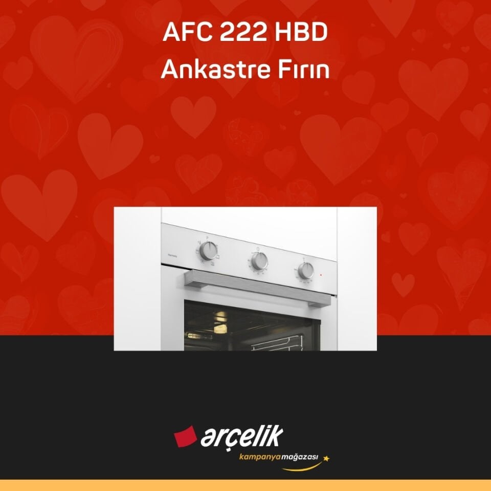 ARÇELİK AFC 222 HBD Ankastre Fırın