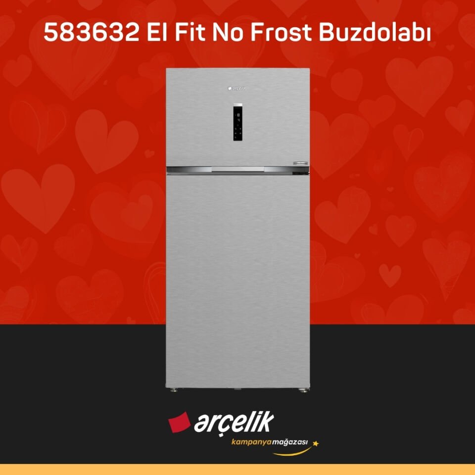 ARÇELİK 583632 EI Fit Üstten Donduruculu Buzdolabı