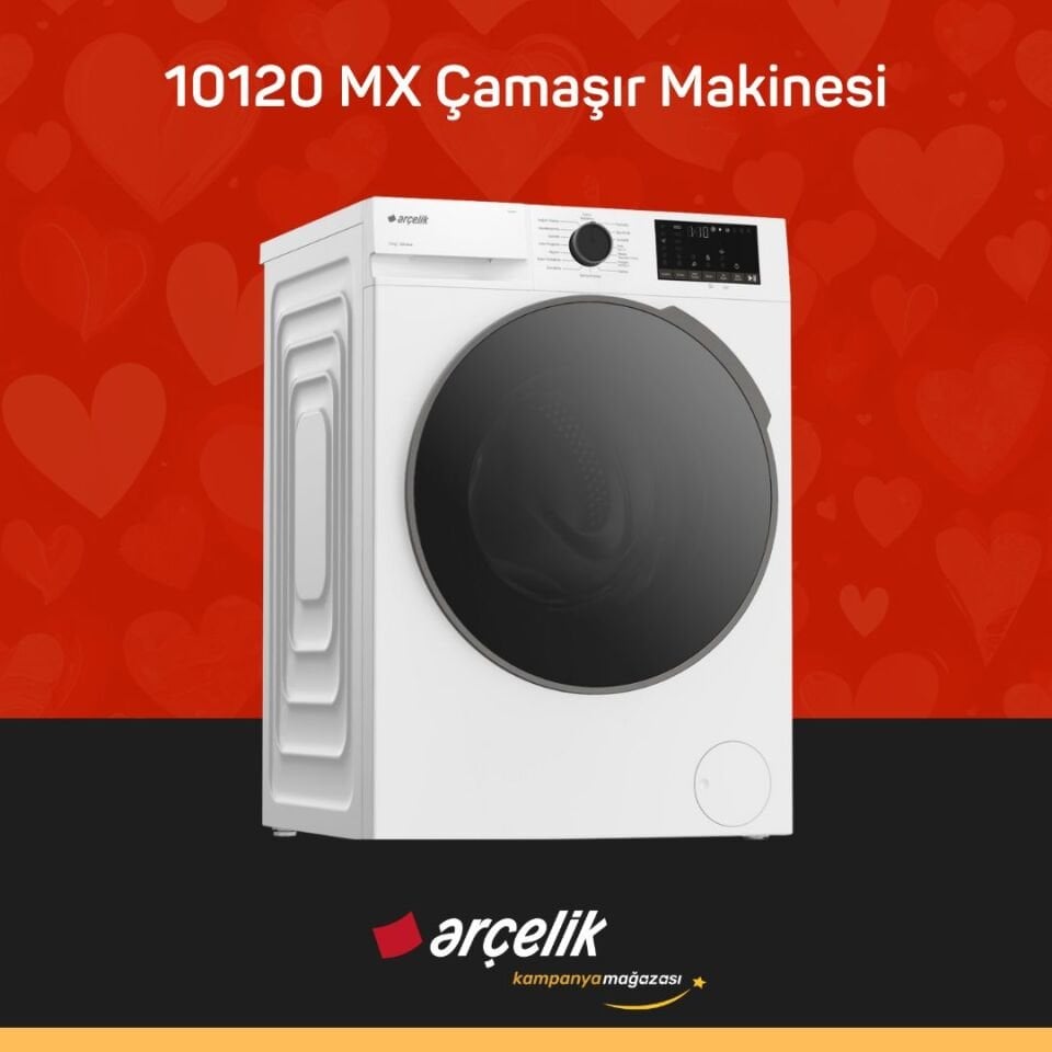 ARÇELİK 10120 MX Çamaşır Makinesi - 1002 KMX Kurutma Makinesi