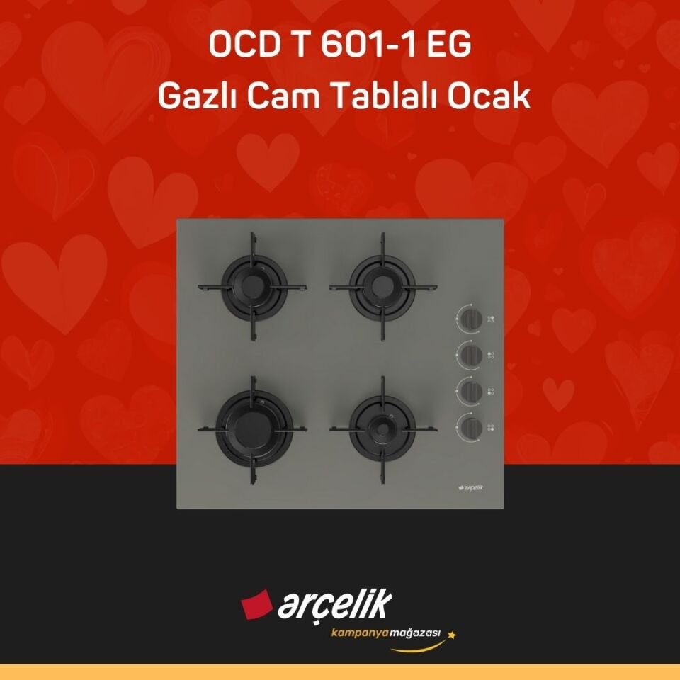 ARÇELİK GRİ ANKASTRE SET ( ADE 604-1 G - AFC 330 G - OCD T 601-1 EG )