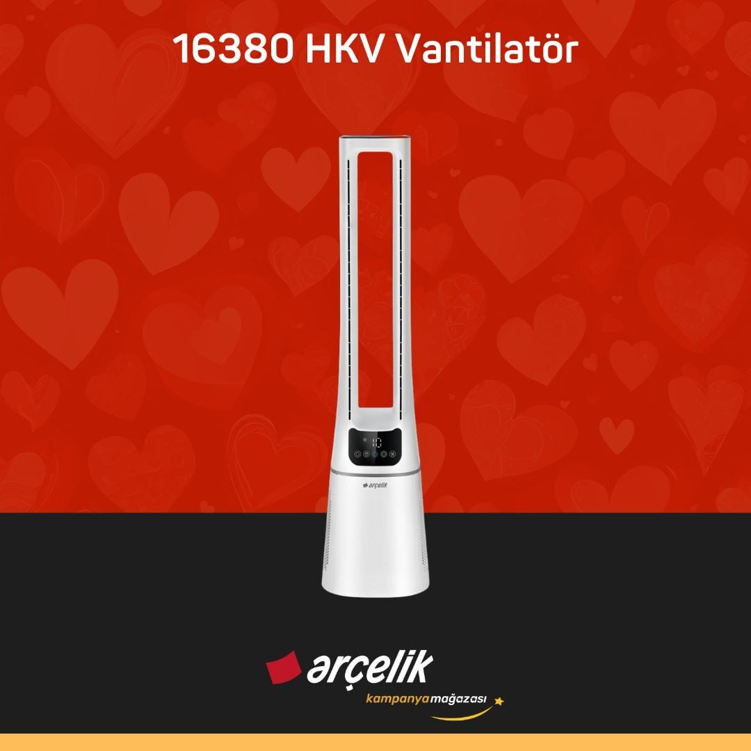 ARÇELİK 16380 HKV Kule Tipi Vantilatör