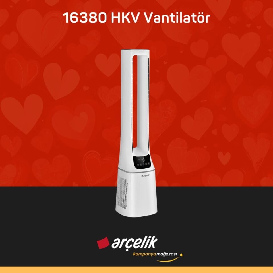 ARÇELİK 16380 HKV Kule Tipi Vantilatör