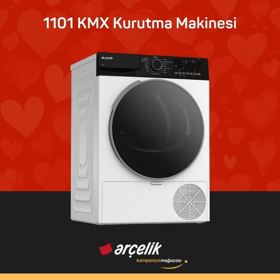 ARÇELİK 12140 MX Çamaşır Makinesi - 1101 KMX Kurutma Makinesi