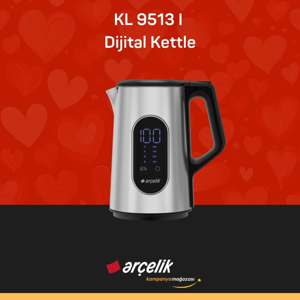 ARÇELİK KL 9513 I Dijital Kettle