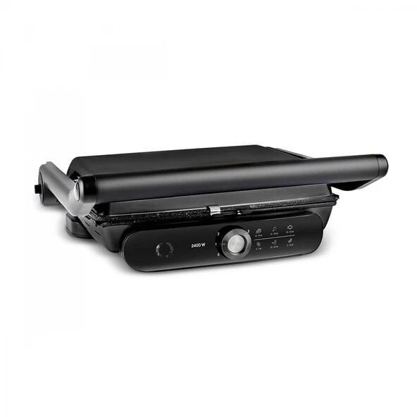 Karaca Gastro Grill Pro 2400W Izgara ve Tost Makinesi Black Chrome 6 Dilim Kapasiteli