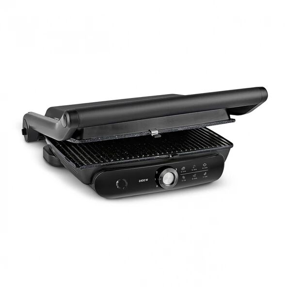 Karaca Gastro Grill Pro 2400W Izgara ve Tost Makinesi Black Chrome 6 Dilim Kapasiteli