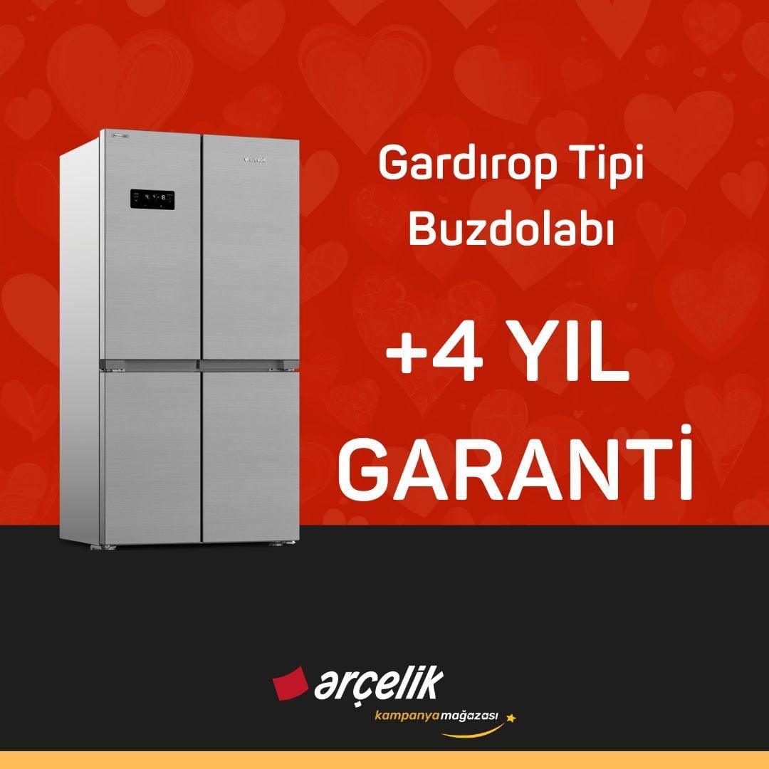 ARÇELİK Gardırop Tipi Buzdolabı İçin +4 Yıl Ek Garanti
