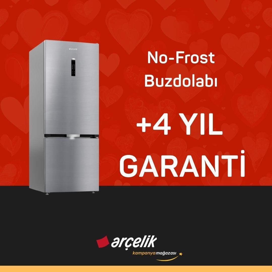 ARÇELİK No-Frost Buzdolabı İçin +4 Yıl Ek Garanti