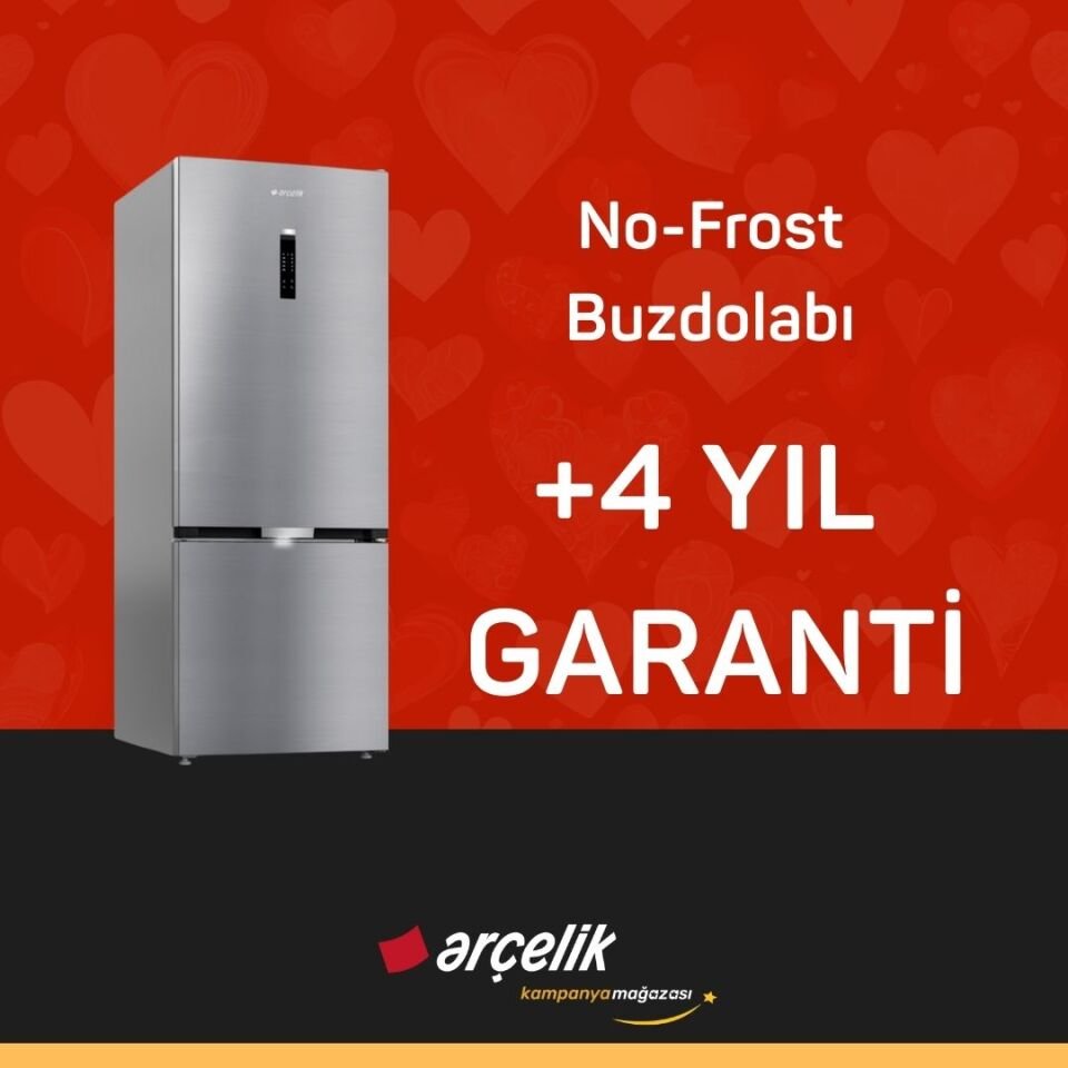 ARÇELİK No-Frost Buzdolabı İçin +4 Yıl Ek Garanti