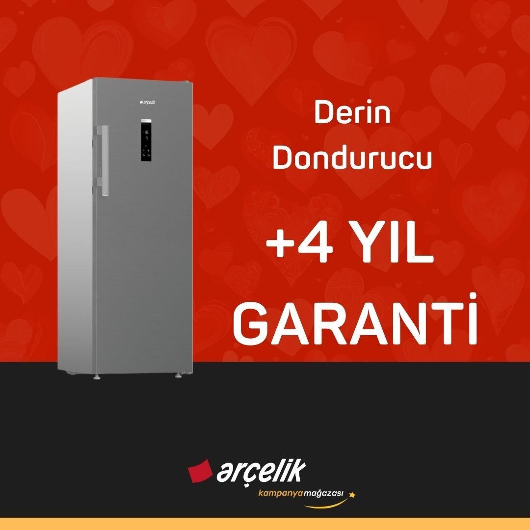 ARÇELİK Derin Donduruc İçin +4 Yıl Ek Garanti