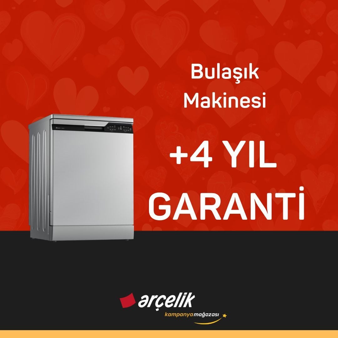 ARÇELİK Bulaşık Makinesi İçin +4 Yıl Ek Garanti