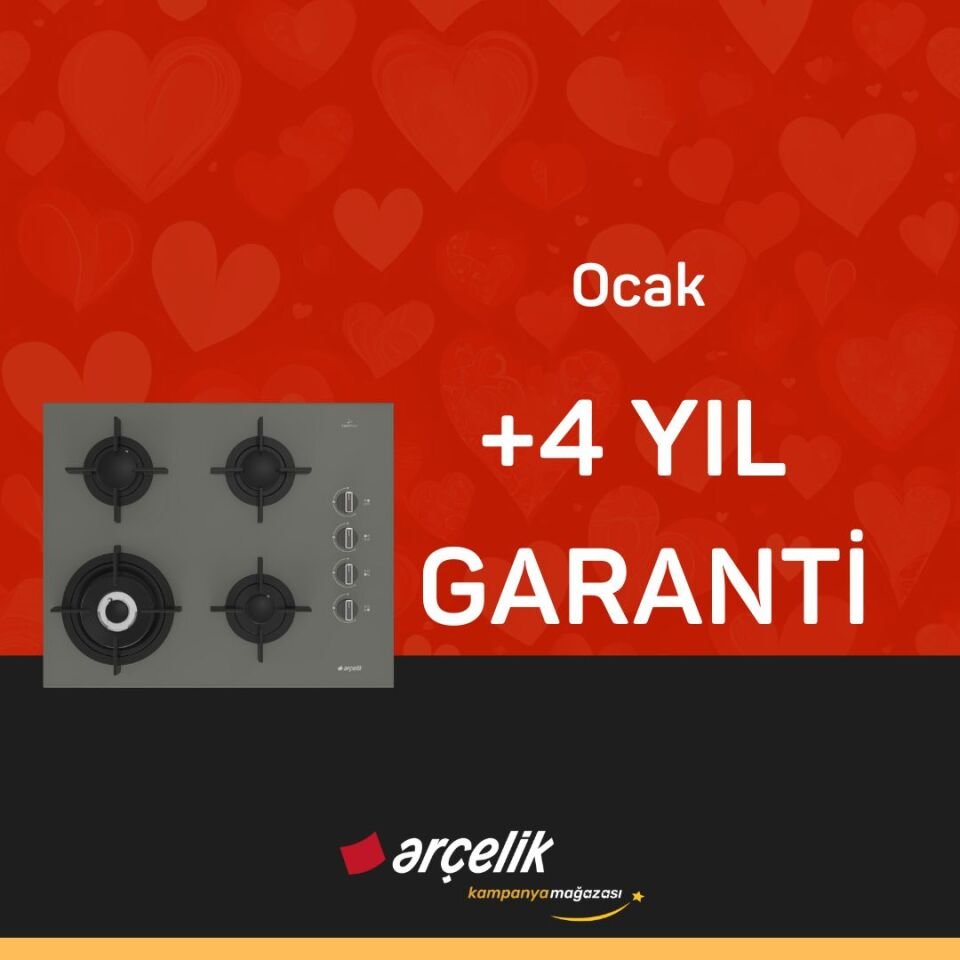 ARÇELİK Ocak İçin +4 Yıl Ek Garanti