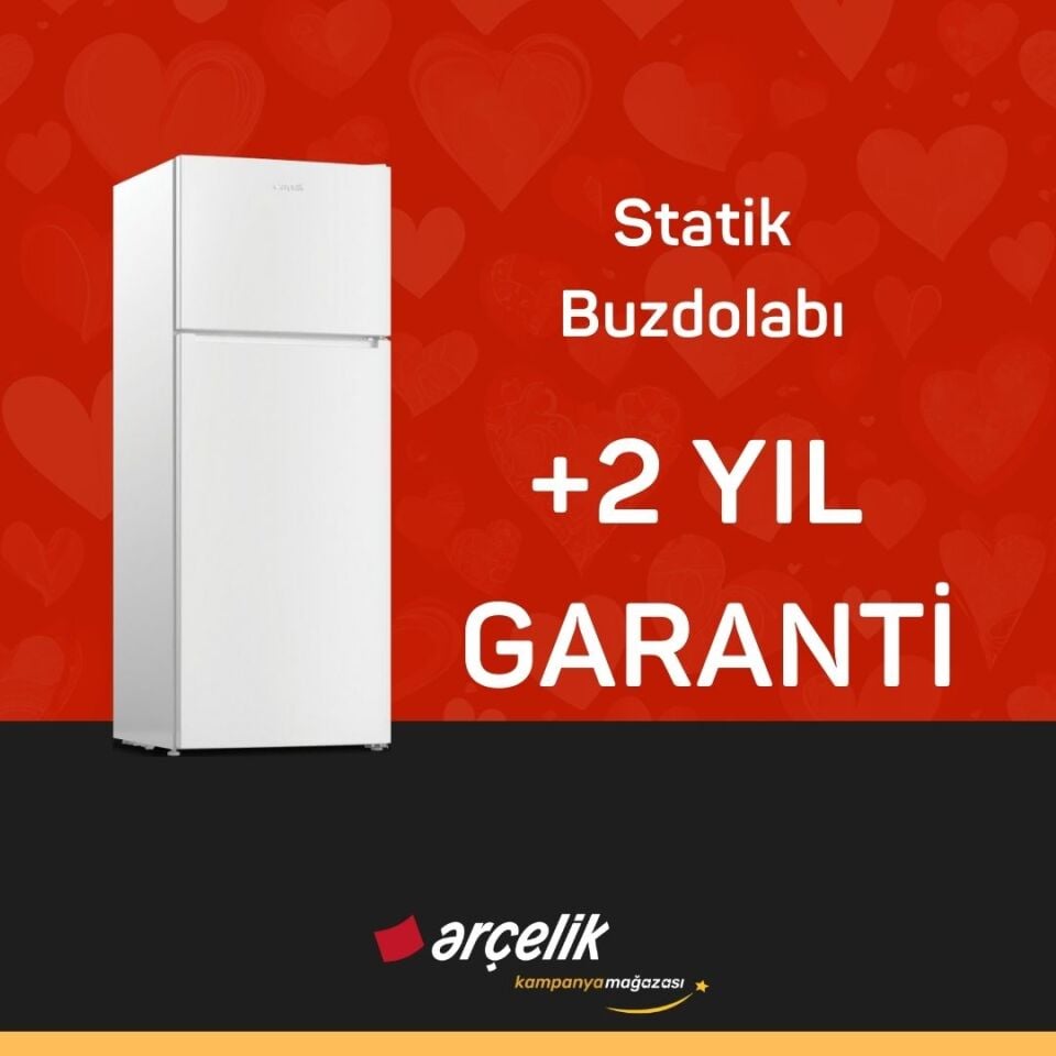 ARÇELİK Statik Buzdolabı İçin +2 Yıl Ek Garanti