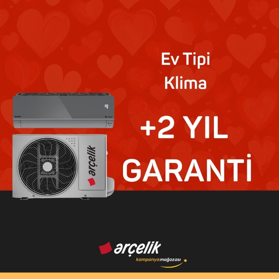 ARÇELİK Ev Tipi Klima İçin+2 Yıl Ek Garanti