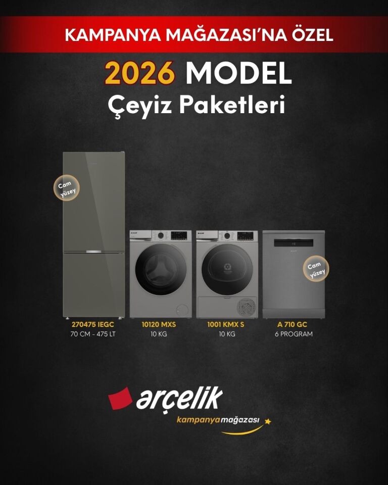 ARÇELİK 4'lü Çeyiz Paketi (270475 IEGC - A 710 GC - 10120 MXS - 1001 KMX S)