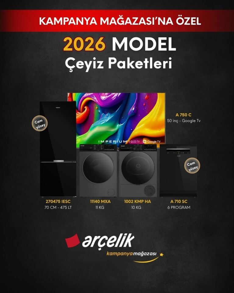 ARÇELİK 5'li Çeyiz Paketi (270475 IESC - A 710 SC - 11140 MXA - 1002 KMP HA - A 750 C)