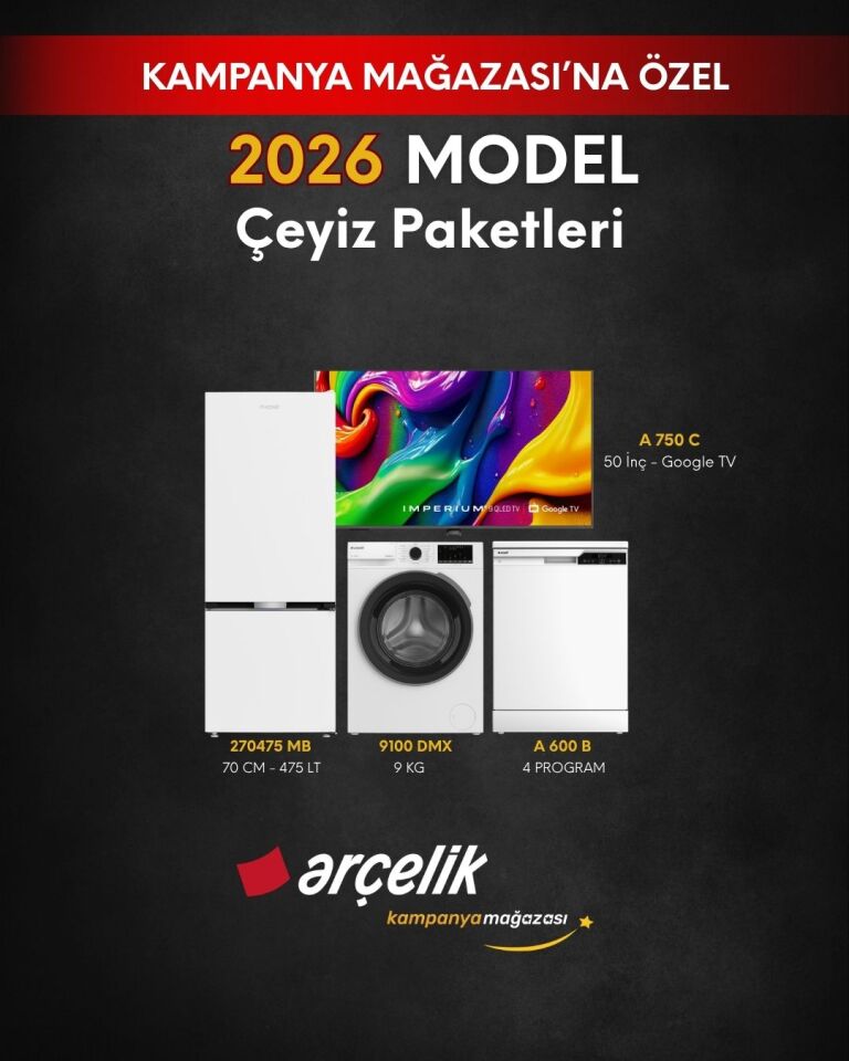 ARÇELİK 4'lü Çeyiz Paketi (270475 MB - A 600 B - 9100 DMX - A 750 C)