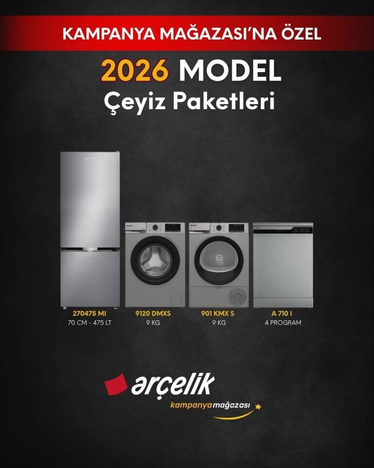 ARÇELİK 4'lü Çeyiz Paketi (270475 MI - A 710 I - 9120 DMXS - 901 KMX S)