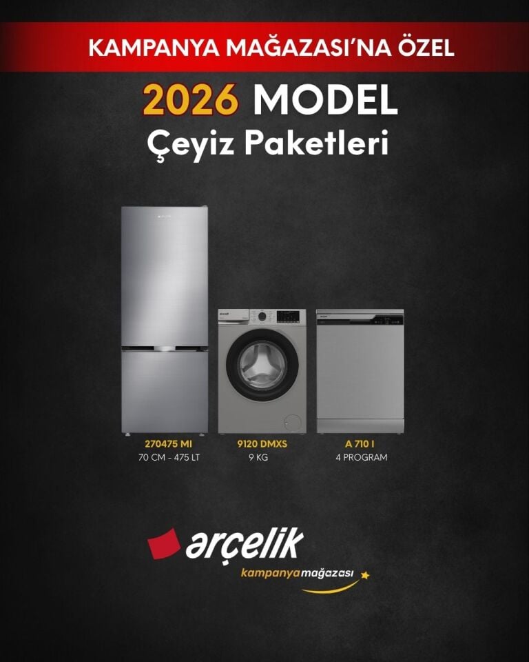 ARÇELİK 3'lü XL Çeyiz Paketi (270475 MI - A 710 I - 9120 DMXS)