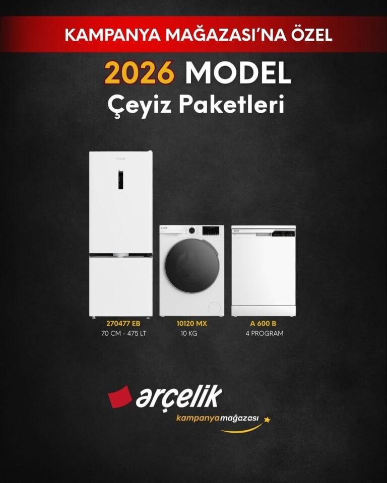 ARÇELİK 3'lü XL Çeyiz Paketi (270477 EB - A 600 B - 10120 MX)
