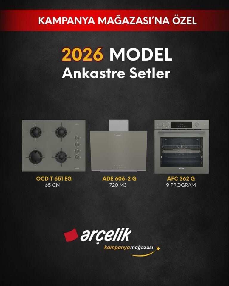 ARÇELİK Ankastre Setler (OCD T 651 EG - ADE 606-2 G - AFC 362 G)