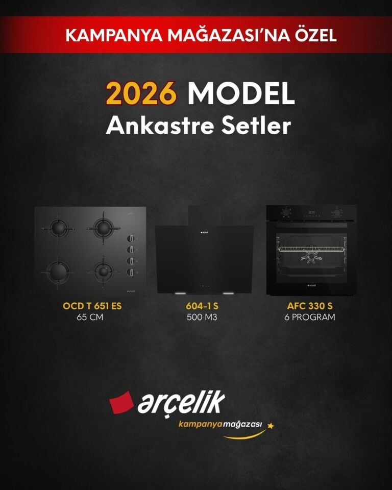 ARÇELİK Ankastre Setler (OCD T 651 ES - 604-1 S - AFC 330 S)