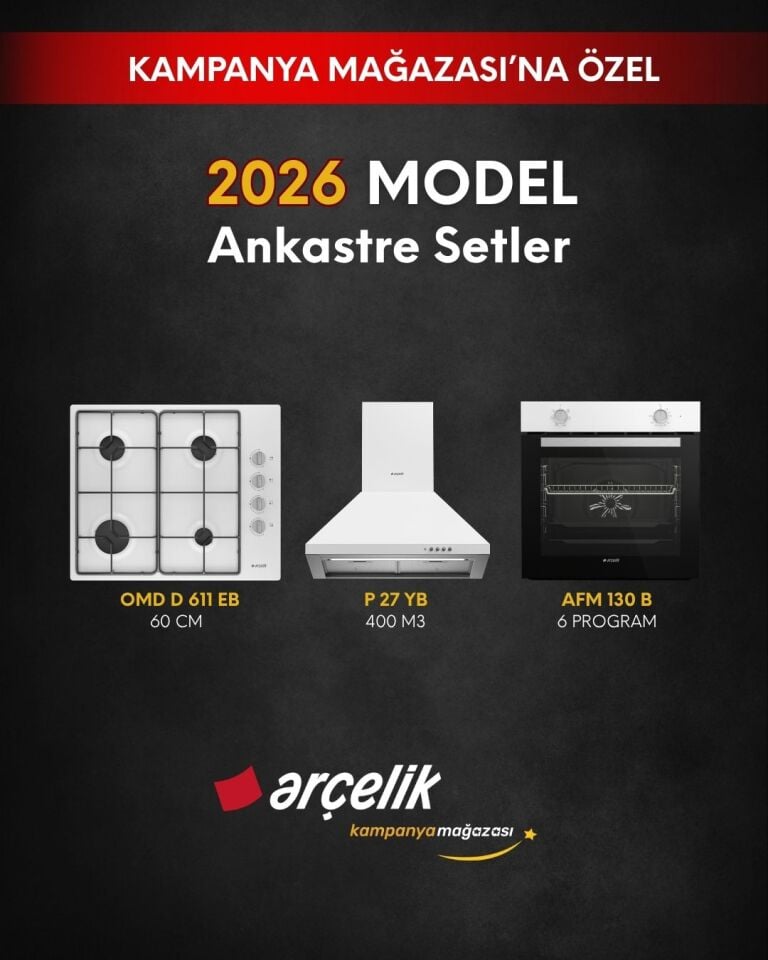 ARÇELİK Ankastre Setler (OMD D 611 EB - P 27 YB - AFM 130 B)