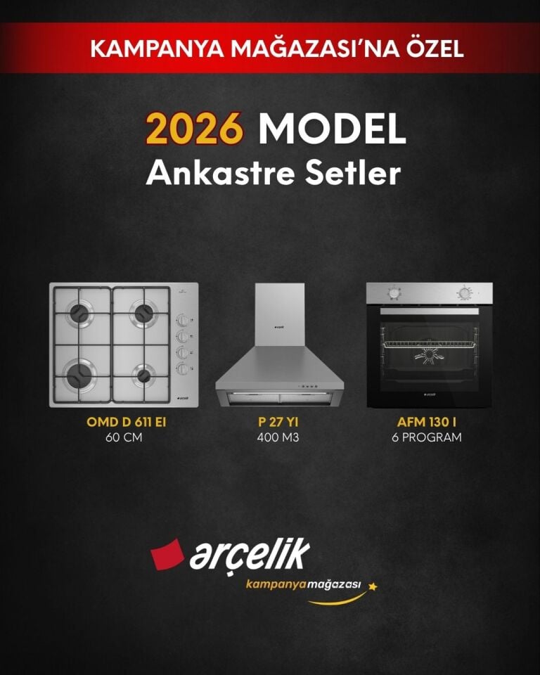 ARÇELİK Ankastre Setler (OMD D 611 EI - P 27 YI - AFM 130 I)