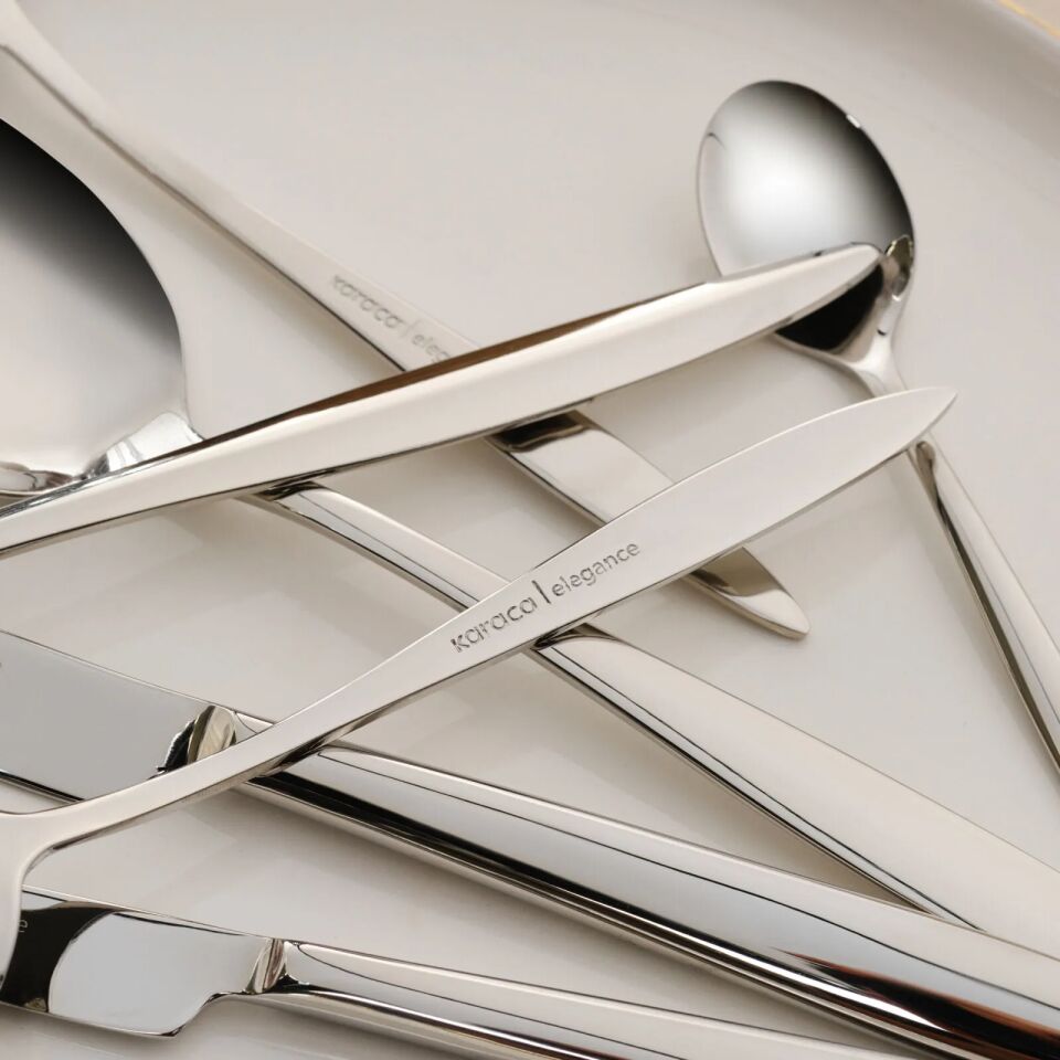 Karaca Elegance Novara 84 Parça 12 Kişilik Çatal Kaşık Bıçak Takımı