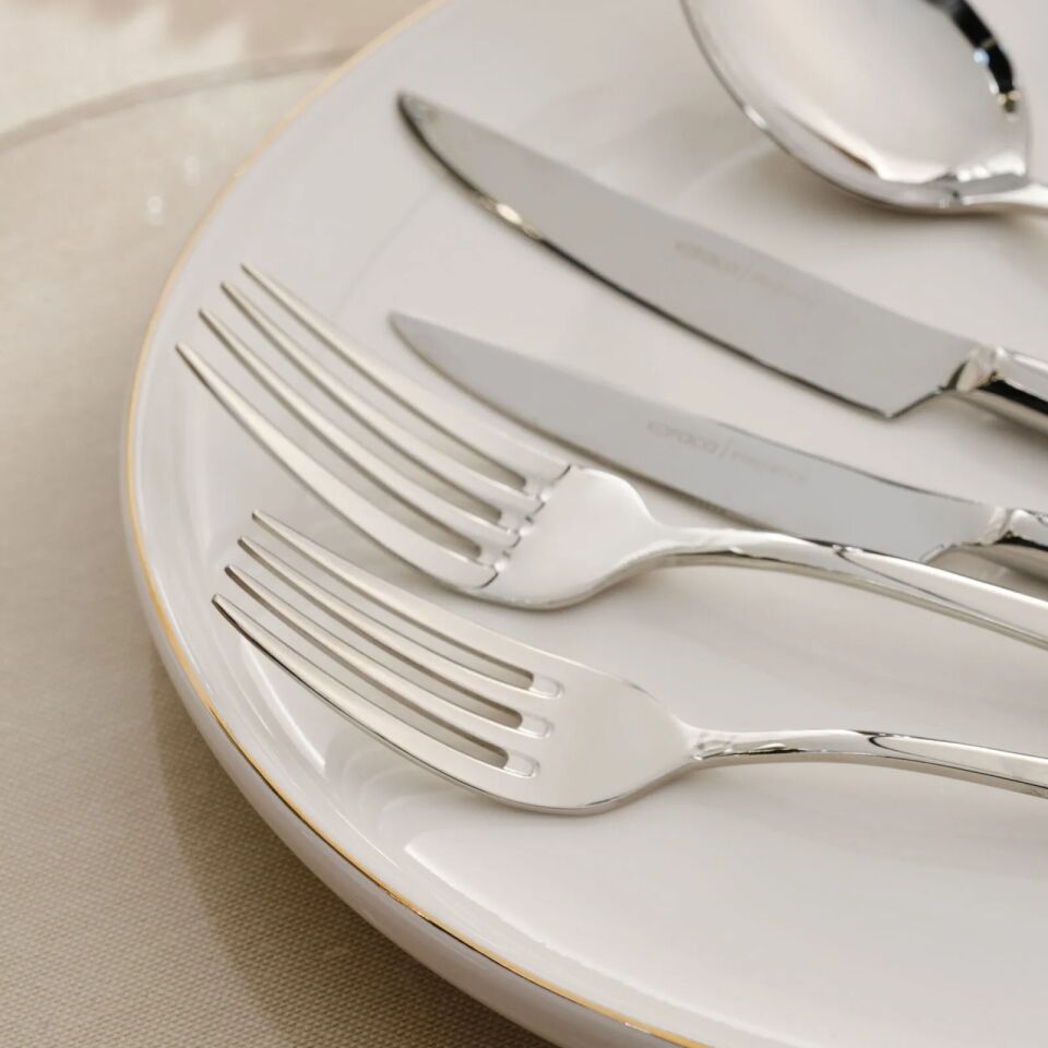 Karaca Elegance Novara 84 Parça 12 Kişilik Çatal Kaşık Bıçak Takımı