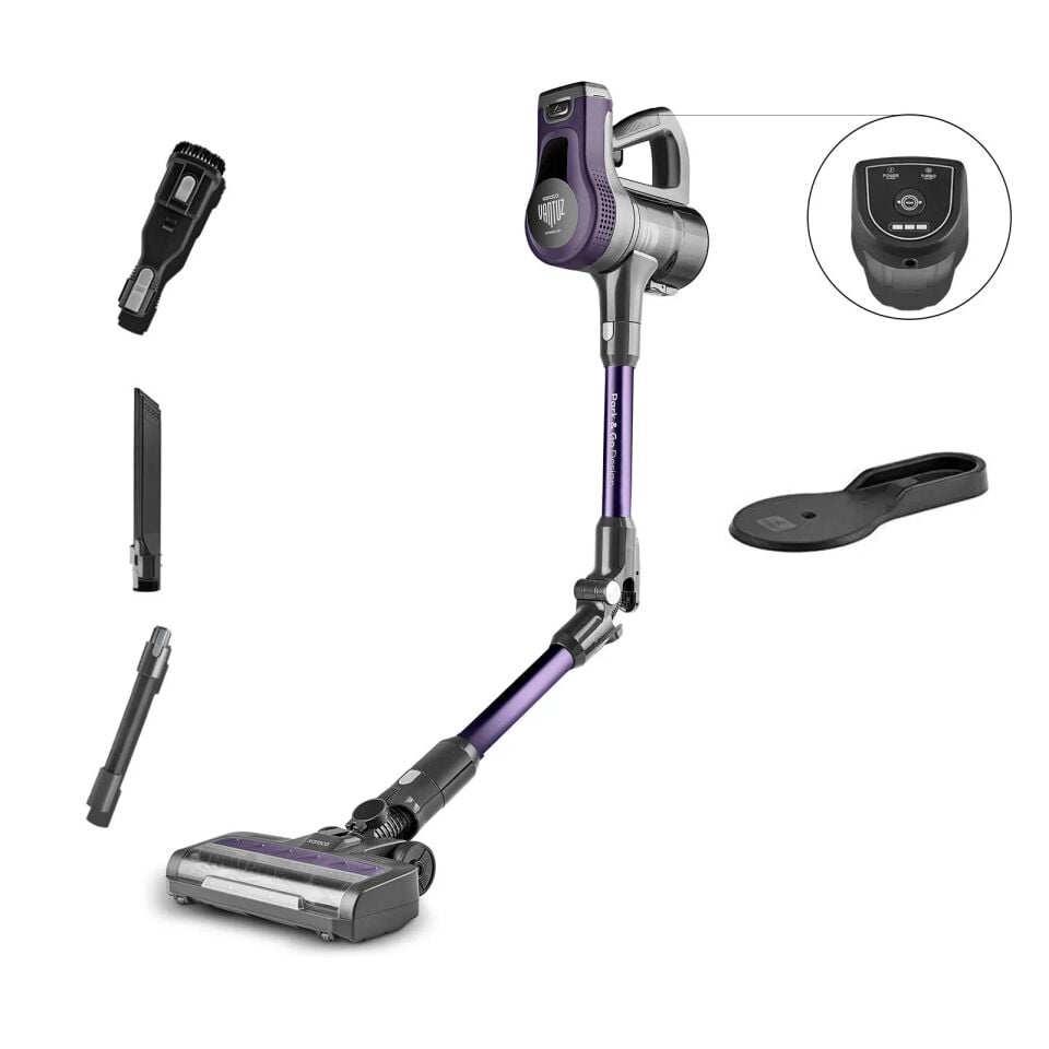 Karaca Vantuz Power Up Max Dikey Süpürge Grape Purple