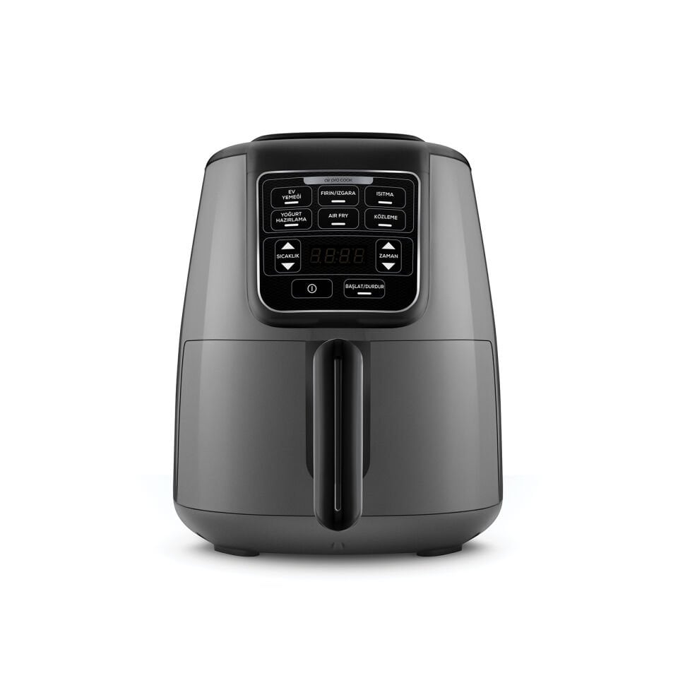 Karaca Air Pro Cook 3 in 1 XL Ev Yemeği, Közleme, Airfryer Space Gray 4L