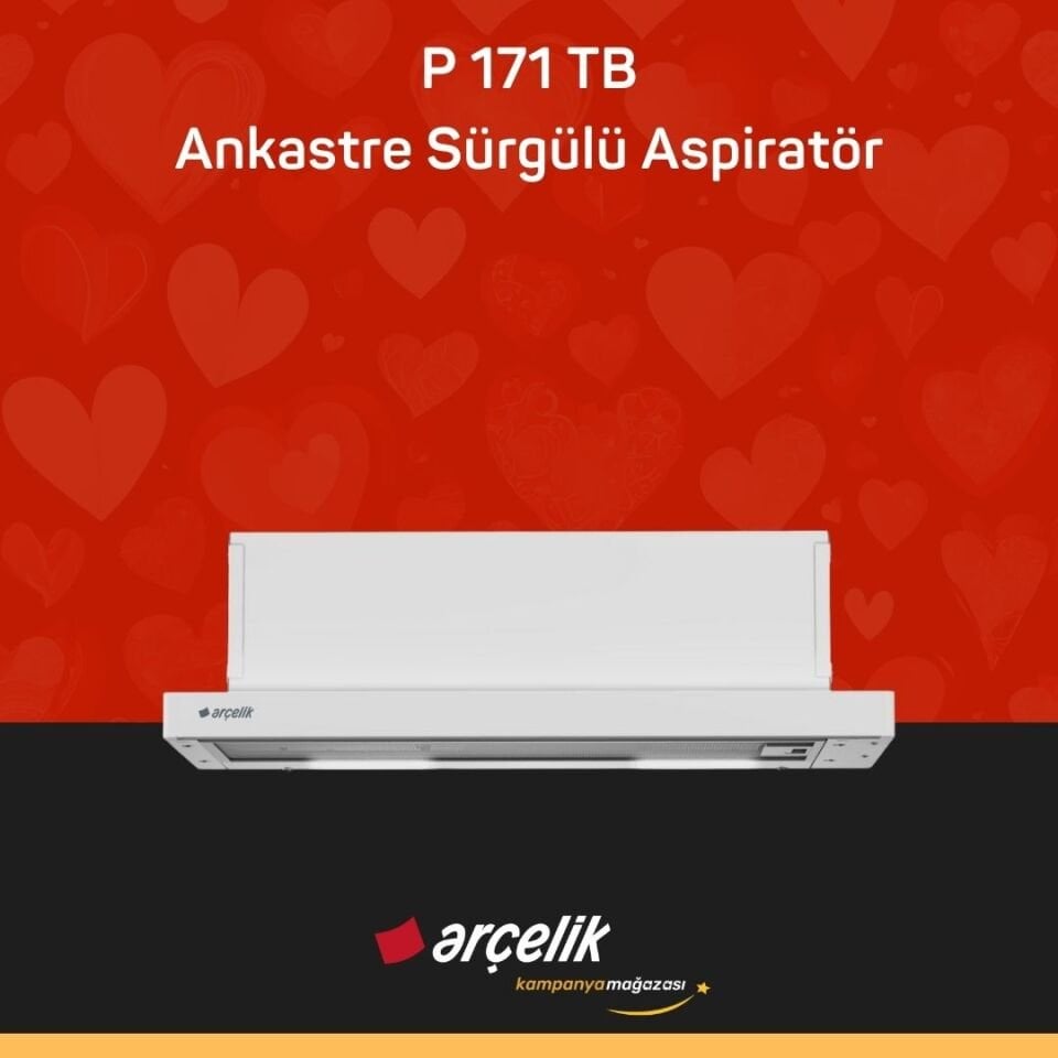 ARÇELİK P 171 TB Ankastre Sürgülü Aspiratör