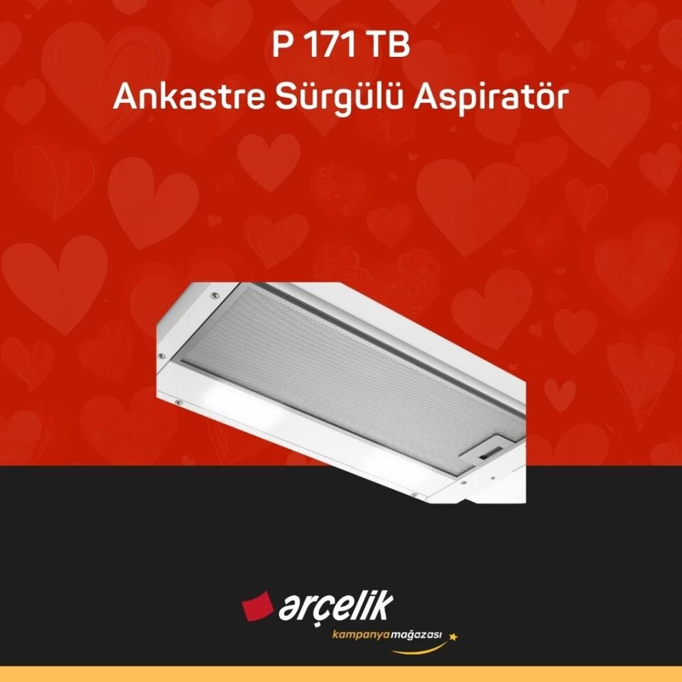 ARÇELİK P 171 TB Ankastre Sürgülü Aspiratör