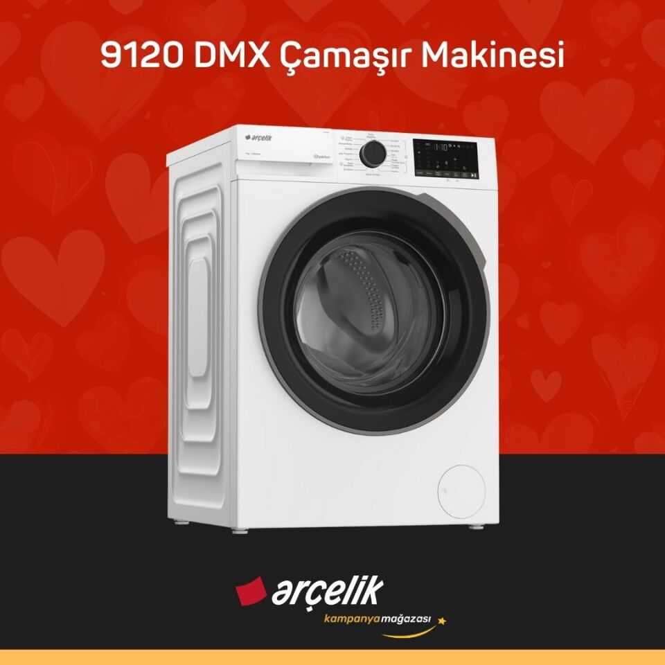 ARÇELİK 9120 DMX 9 Kg Çamaşır Makinesi