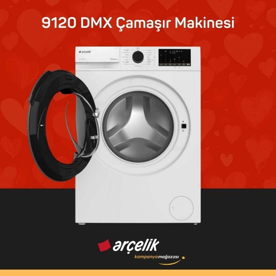 ARÇELİK 9120 DMX 9 Kg Çamaşır Makinesi