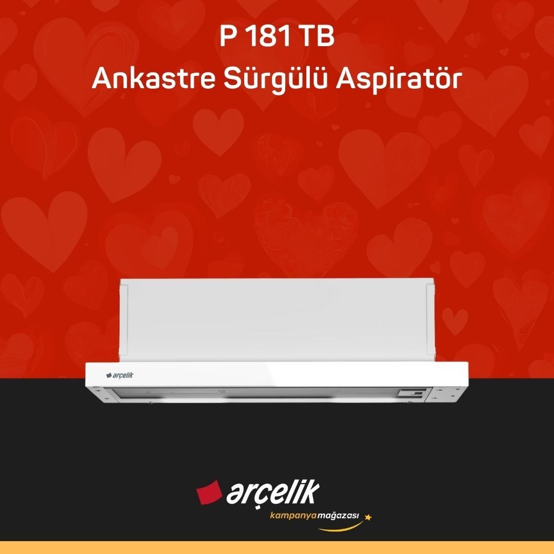 ARÇELİK P 181 TB Ankastre Sürgülü Aspiratör